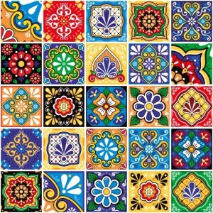 کاشی طرح مکزیکی